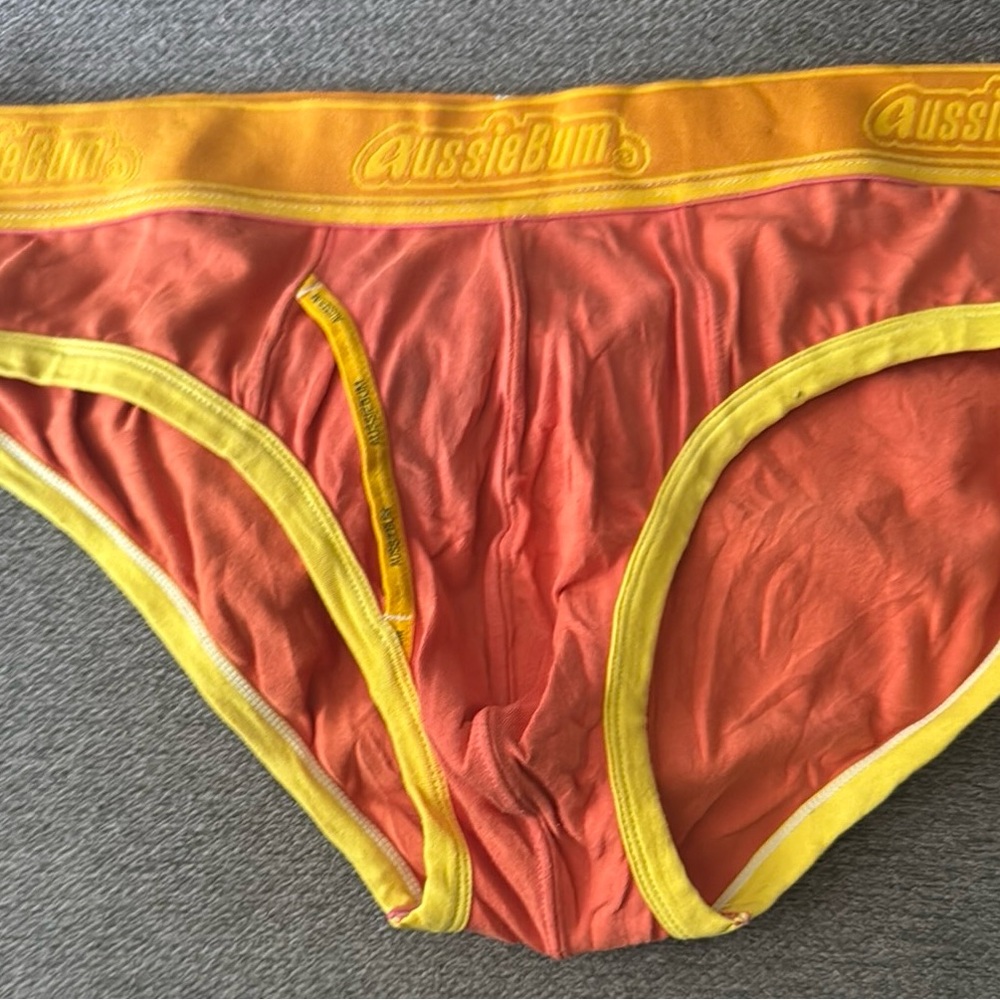 AussieBum Orange and Yellow Briefs